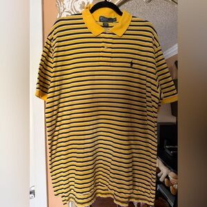 Ralph Lauren Polo, Men’s Yellow and Blue Shirt